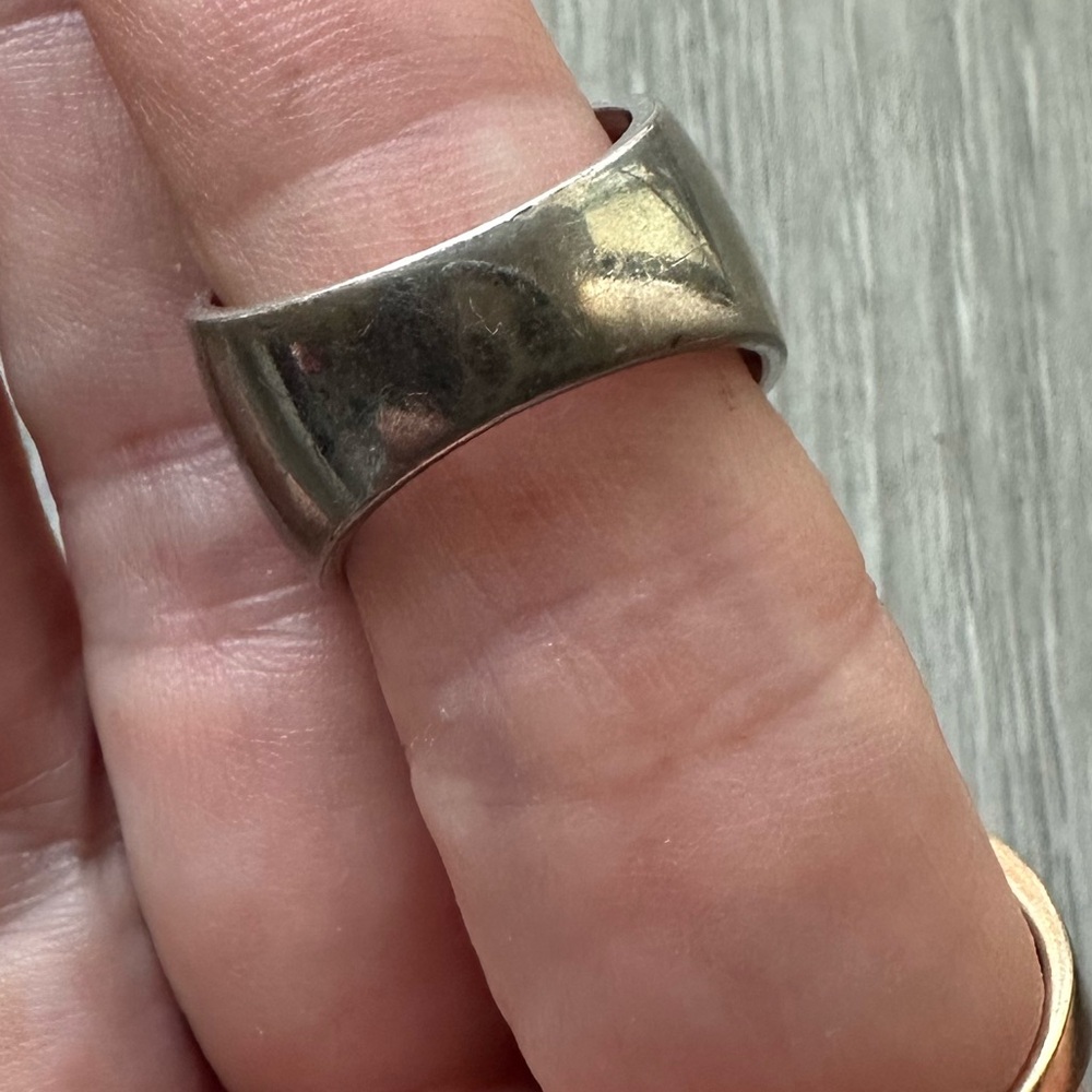 Silver 925 Pave Rhinestone Statement Ring. Size 6 - image 5